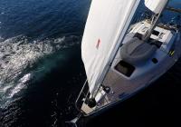 bateau à voile voilier elan 45 impression proue voile bateau à voile